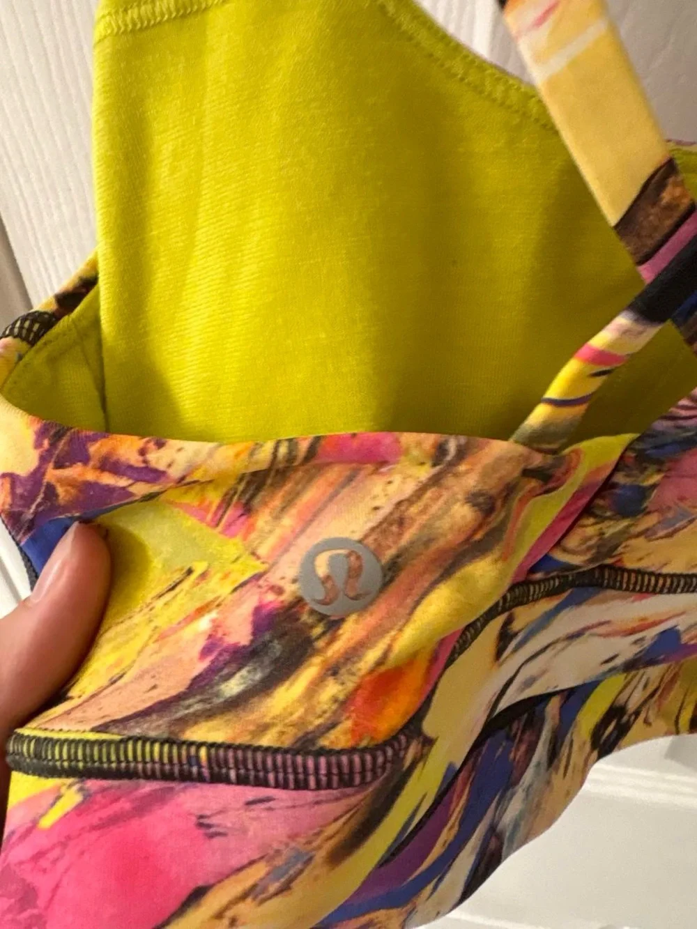 lululemon athletica vibrant abstract